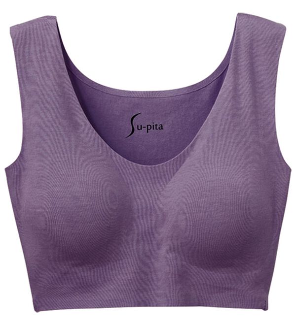 「【４色組】綿混のＳｕ－ｐｉｔａ（スーピタ）ブラ（ブラジャー）」｜詳細画像