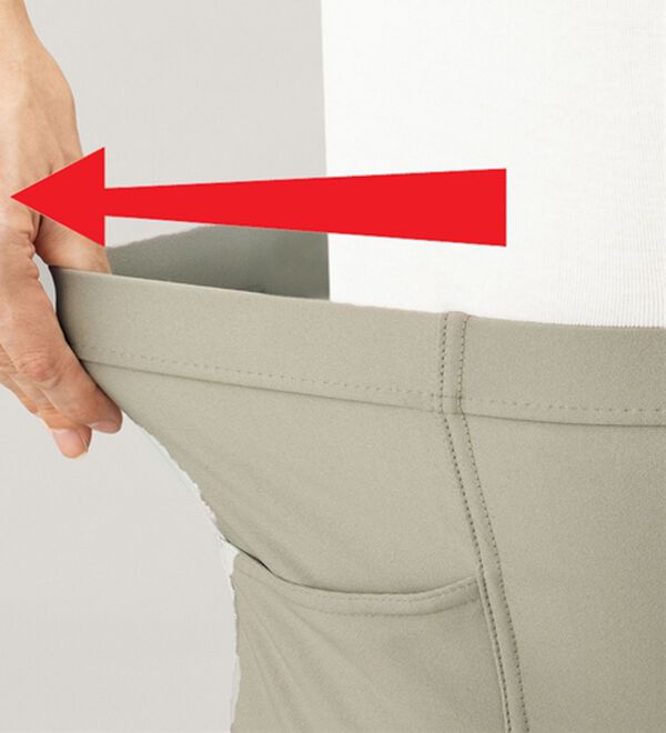 ルフラン（ルフラン）の「【４本組】日本製新こだわり設計ハイテンションパンツ（フルレングスパンツ）」｜詳細画像