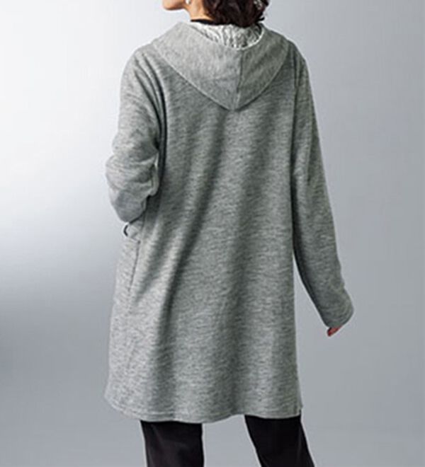 BELLUNA（ベルーナ）の「ボンディングレース素材カットソーフードジャケット（その他ジャケット）」｜詳細画像