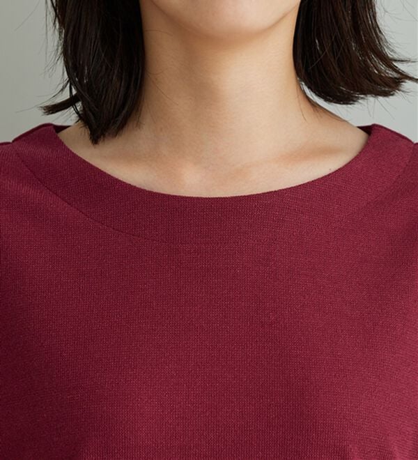 BELLUNA（ベルーナ）の「ラメストライプシャツフェイクチュニック（チュニック）」｜詳細画像