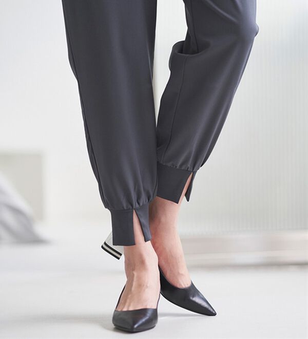 RANAN（ラナン）の「機能付き！裾スリットパンツ（フルレングスパンツ）」｜詳細画像