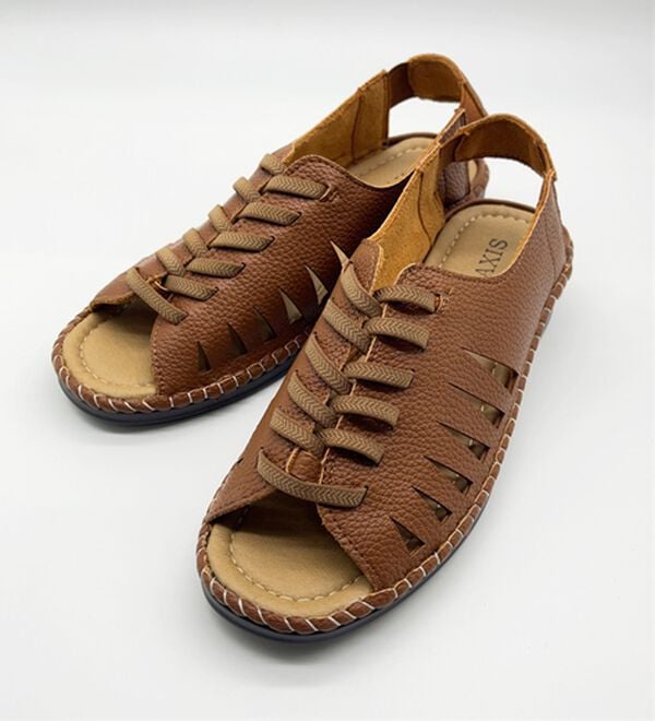 BELLUNA（ベルーナ）の「めちゃ柔らか幅広バックバンドサンダル（サンダル・ミュール）」｜キャメル