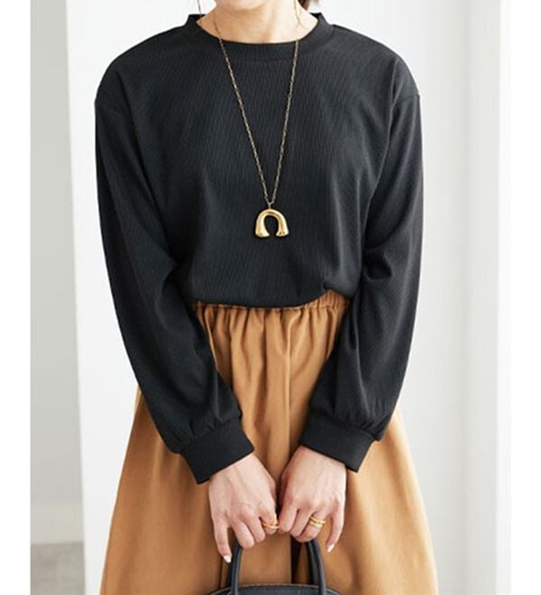 BELLUNA（ベルーナ）の「ドッキングデザインロングワンピース（ドッキングワンピース）」｜詳細画像