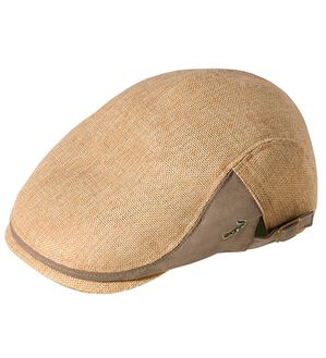 「＜クロコダイル＞お買い得メッシュキャップ（メンズ帽子）」｜ハンチングベージュ