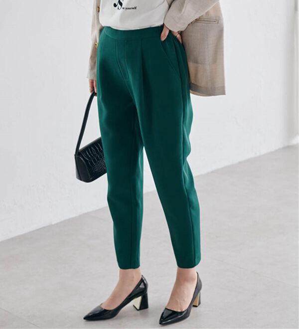 RANAN（ラナン）の「美脚シルエットクロップドパンツ（フルレングスパンツ）」｜詳細画像