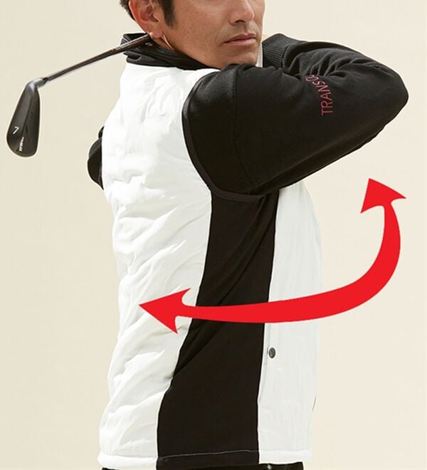 「＜トランスコンチネンツゴルフ＞ヒーター付きアクティブベスト（メンズベスト）」｜詳細画像
