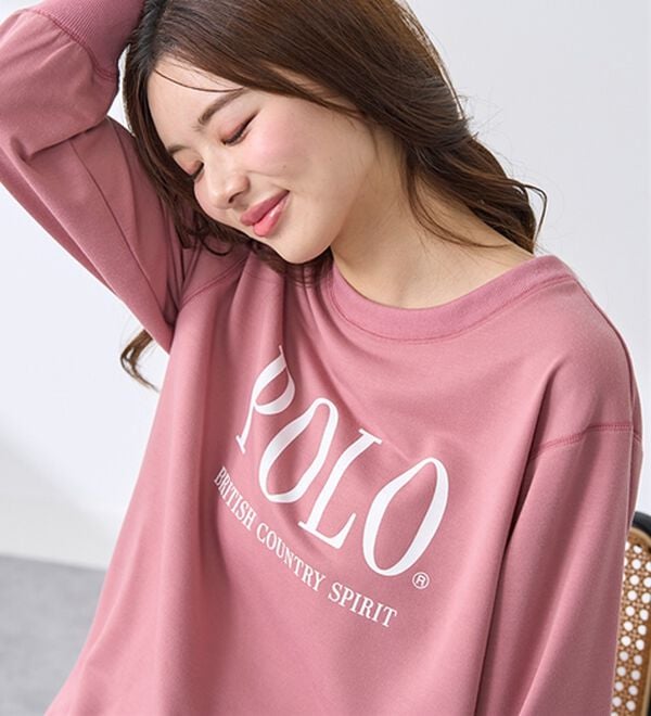 BELLUNA（ベルーナ）の「【ＰＯＬＯ　ＢＣＳ】ミニ裏毛素材デザイントップス（カットソー）」｜詳細画像