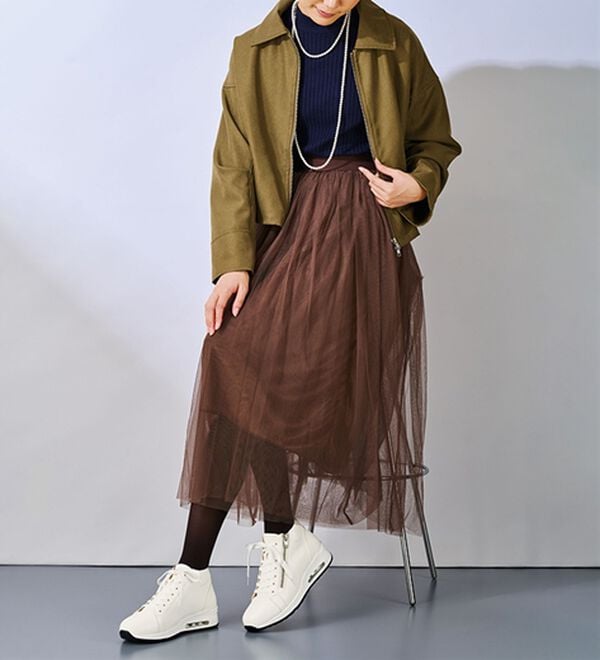 ルフラン（ルフラン）の「サイドジッパー４Ｅハイカットスニーカー（スニーカー）」｜詳細画像