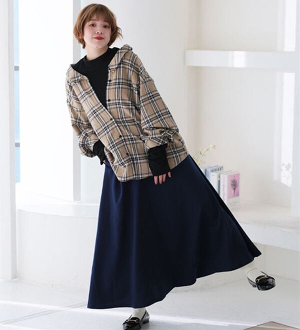 A HAPPY MARILYN（アハッピーマリリン）の「【Ｌ～８Ｌ】選べる身長別＆デザイン　ゆるっと楽ちん　ミニ裏毛　フレアスカート＆ワイドパンツ（ワイドパンツ・ガウチョ）」｜詳細画像