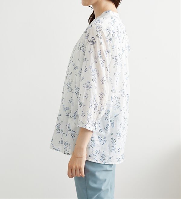 BELLUNA（ベルーナ）の「綿100％ギャザーデザインブラウス（ブラウス）」｜詳細画像