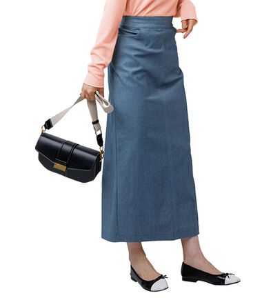 RANAN（ラナン）の「〈グラフェン〉ハイスペックストレッチナロ－スカート（ロングスカート）」