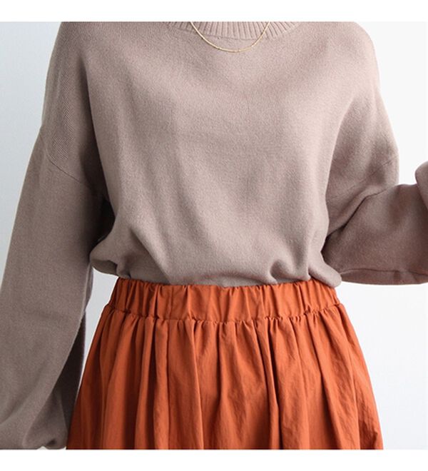 GeeRA（ジーラ）の「ボタン付モチモチニットトップス（ニット・セーター）」｜詳細画像