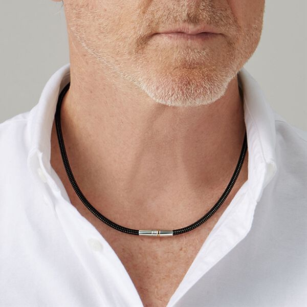 「＜ファイテン＞ＲＡＫＵＷＡ磁気チタンネックレス　メタルトップ（その他美容・健康機器）」｜詳細画像