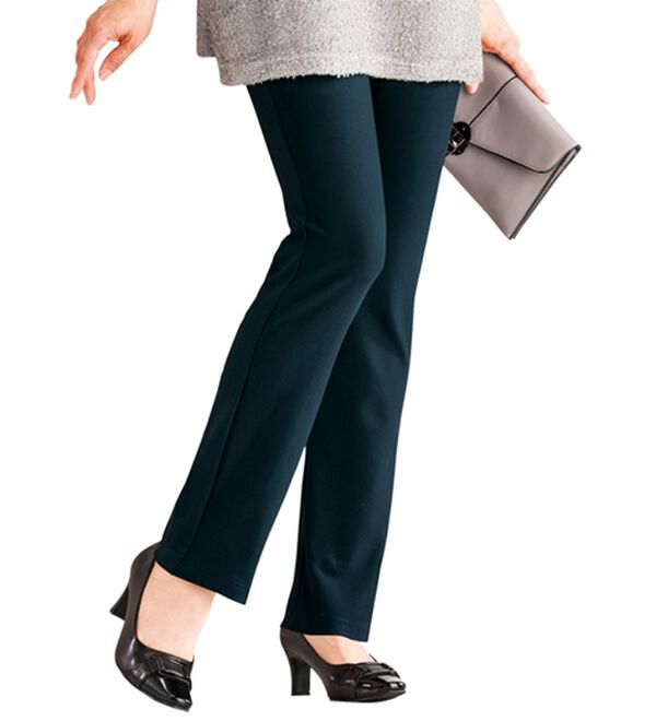 ルフラン（ルフラン）の「【３本組】日本製すっきり裏起毛チュニックパンツ（フルレングスパンツ）」｜詳細画像