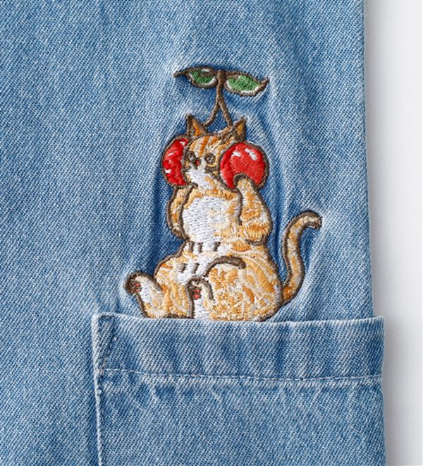 BELLUNA（ベルーナ）の「【トコロコムギ】デニムジャンパースカート（ジャンパースカート）」｜詳細画像