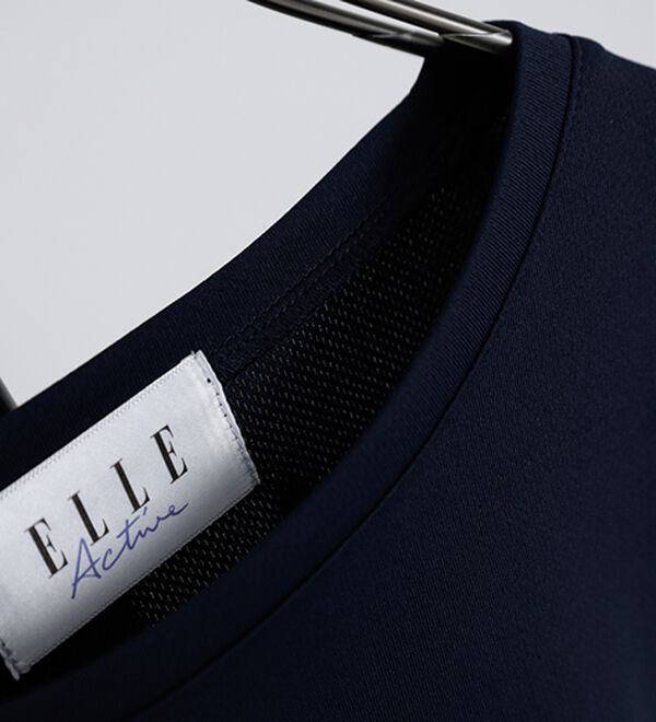 BELLUNA（ベルーナ）の「＜ＥＬＬＥ　Ａｃｔｉｖｅ＞裏メッシュ裾ラウンドチュニック（チュニック）」｜詳細画像
