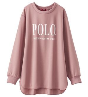 BELLUNA（ベルーナ）の「【ＰＯＬＯ　ＢＣＳ】ミニ裏毛素材デザイントップス（カットソー）」｜ピンク