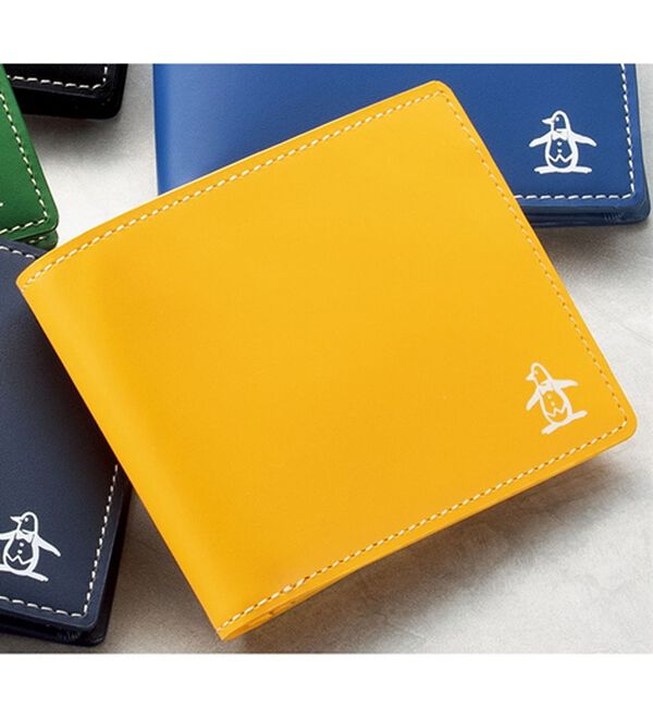 マンシングウェア＞牛革ベラ付二つ折り財布 - ベルーナ【公式】 