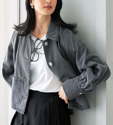 BELLUNA（ベルーナ）の「アウターが着たくなったらデザインデニムジャケット（その他ジャケット）」