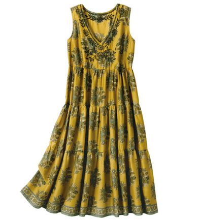 ルフラン（ルフラン）の「優美なインド綿１００％ワンピース（その他ワンピース）」