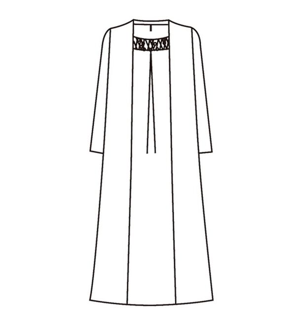 BELLUNA（ベルーナ）の「静電気防止！洗えるゆったりフォーマルワンピース（ブラックフォーマル（喪服・礼服））」｜詳細画像