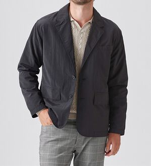 「洗練！スマート１０ポケットジャケット（メンズジャケット）」｜ブラック