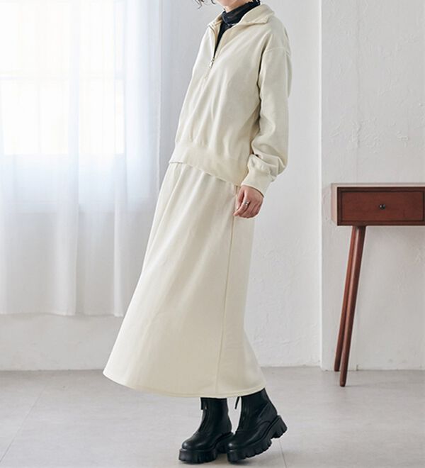 RANAN（ラナン）の「＜ＨＩＧＨ　ＳＰＥＣ＞毛玉になりにくい！ジップデザインセットアップ（セットアップ）」｜詳細画像