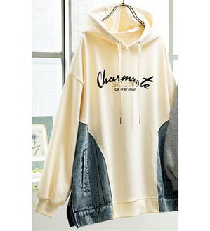 ルフラン（ルフラン）の「ハンサム気分なプルパーカー（トレーナー・スウェット）」｜アイボリー