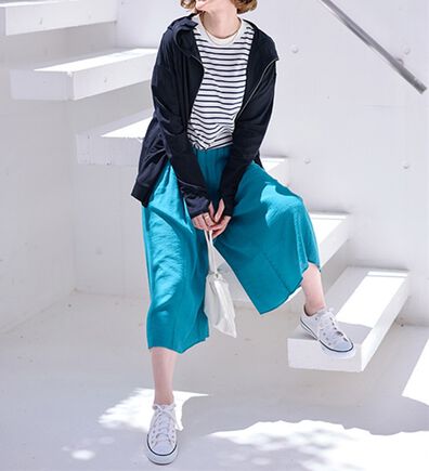 BELLUNA（ベルーナ）の「絶対に焼けたくない！後プリーツＵＶパーカー（パーカー）」