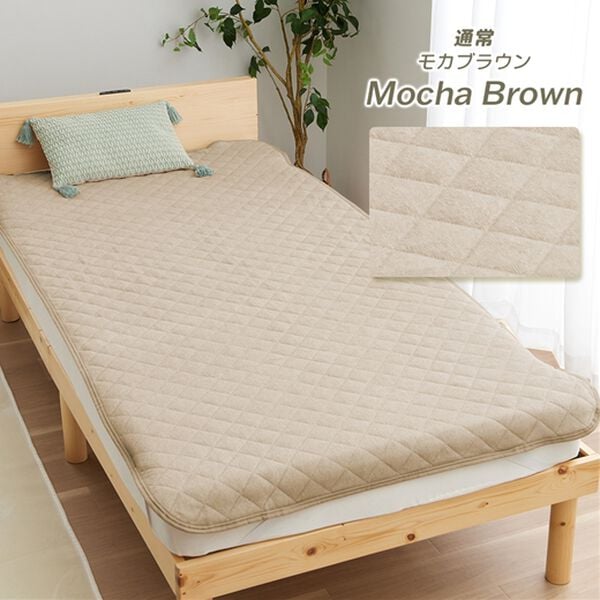 iellio（イエリオ）の「１年中快適に使える！綿１００％敷パッド＜タオル地・オールシーズン・天然素材・洗える＞（敷パッド）」｜詳細画像