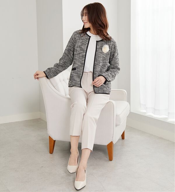 BELLUNA（ベルーナ）の「＜Ｃ／Ｓ＞ツイード調ジャケット（その他ジャケット）」｜詳細画像