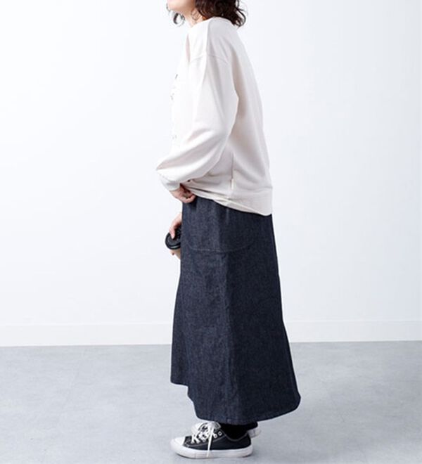 BELLUNA（ベルーナ）の「＜ｓｏｒａｆｕｋｕ＞ロゴデザインプルオーバー（カットソー）」｜詳細画像