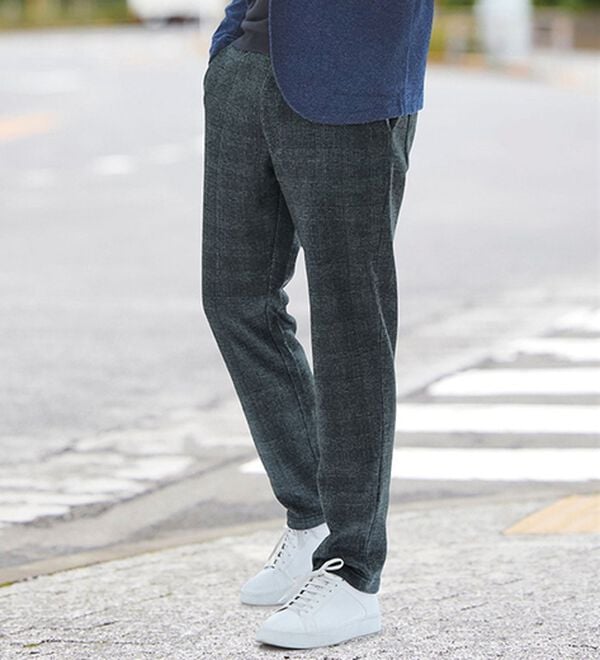 「【３本組】そのままお出かけ暖かジャージパンツ（メンズルームウェア）」｜3本組