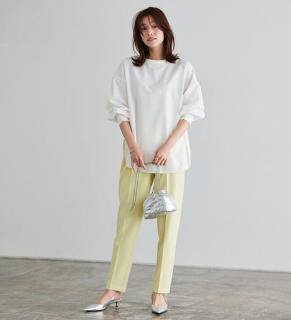 Pierrot（ピエロ）の「２ｗａｙパールボタンブラウス（ブラウス）」｜詳細画像