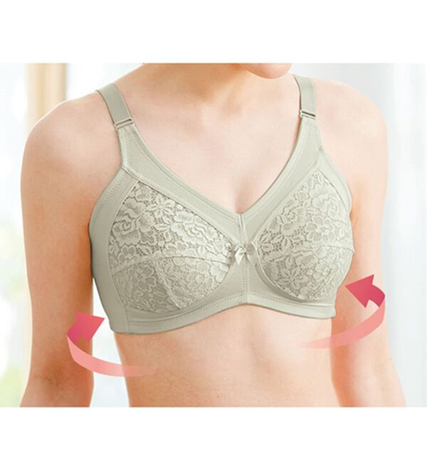 LAVIENNE（ラヴィエンヌ）の「すっぽり包んでスッキリノンワイヤーブラ（ブラジャー）」｜詳細画像