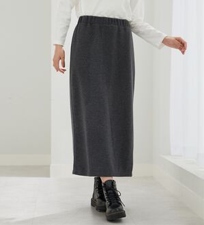 BELLUNA（ベルーナ）の「ふんわり起毛素材ナロースカート（ロングスカート）」｜詳細画像