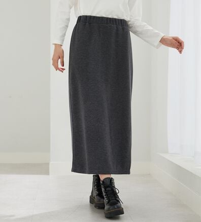 BELLUNA（ベルーナ）の「ふんわり起毛素材ナロースカート（ロングスカート）」