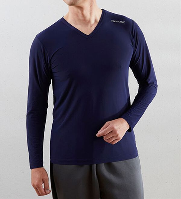 「【３枚組】テックマジック（Ｒ）魔法の冷感インナー（メンズ肌着・インナーウェア）」｜詳細画像