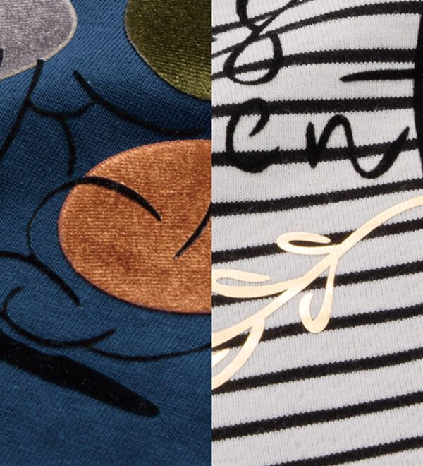 ルフラン（ルフラン）の「【２色組】フロッキーが可愛い！デザインプルオーバー（カットソー）」｜詳細画像