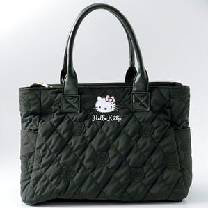 BELLUNA（ベルーナ）の「＜ハローキティ＞Ａ４が入る！軽～い仕切りたくさん手提げバッグ（ハンドバッグ）」｜ブラック