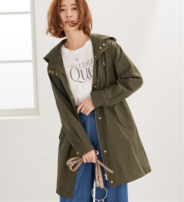 BELLUNA（ベルーナ）の「【新色追加】防風＆はっ水加工マウンテンパーカー（ハーフコート）」｜詳細画像