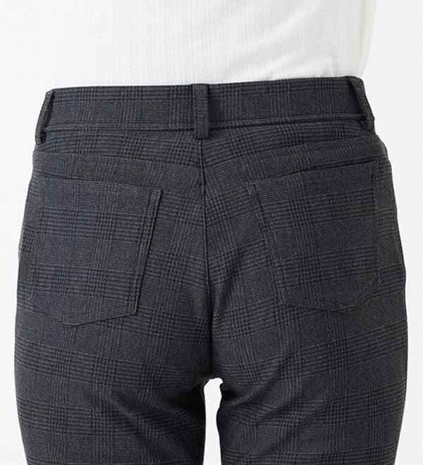 BELLUNA（ベルーナ）の「ウエストらくらく！ふっくら裏起毛ストレッチパンツ（フルレングスパンツ）」｜詳細画像