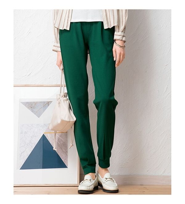 ルフラン（ルフラン）の「【３本組】ストレッチ素材ゆったりタックパンツ（フルレングスパンツ）」｜詳細画像