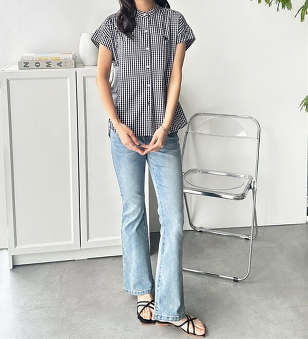 GeeRA（ジーラ）の「【ＵＳ．ＰＯＬＯ．ＡＳＳＮ】フレンチスリーブシャツ（シャツ）」｜詳細画像