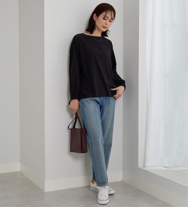 BELLUNA（ベルーナ）の「ふんわりコーデュロイ素材プルオーバー（カットソー）」｜詳細画像