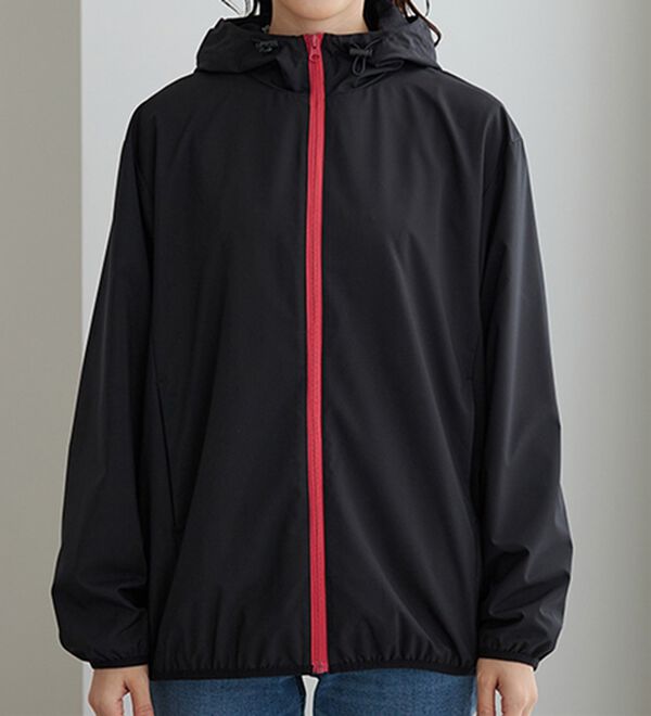 BELLUNA（ベルーナ）の「花粉対策！防風&times;はっ水パーカー（ブルゾン）」｜詳細画像