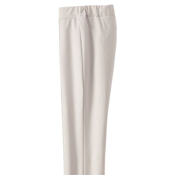 BELLUNA（ベルーナ）の「【日本製】綿混ポンチ素材スリット入り美脚パンツ（フルレングスパンツ）」｜詳細画像