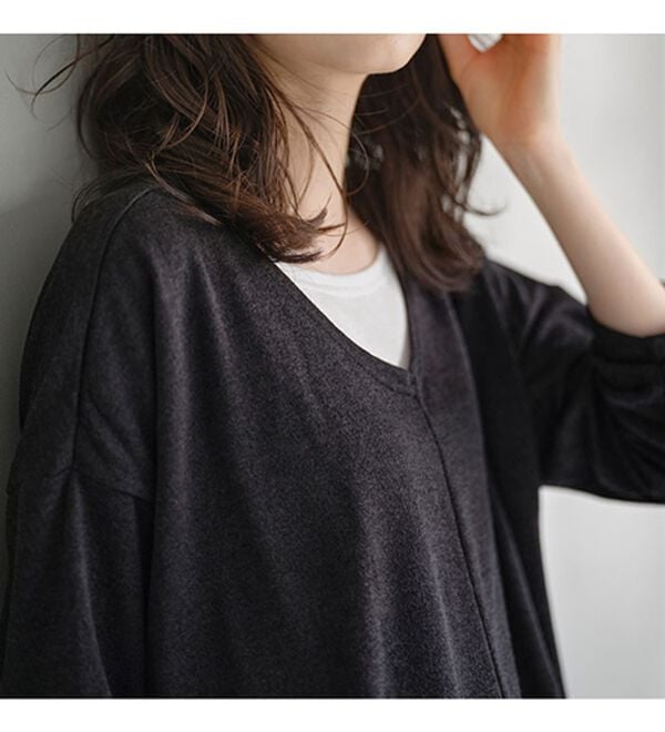 RANAN（ラナン）の「レイヤード風ニットソーチュニック（チュニック）」｜詳細画像