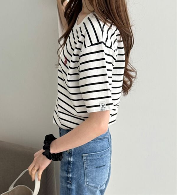 GeeRA（ジーラ）の「【ＵＳ．ＰＯＬＯ．ＡＳＳＮ】接触冷感ワンポイント刺繍Ｔシャツ（Tシャツ）」｜詳細画像