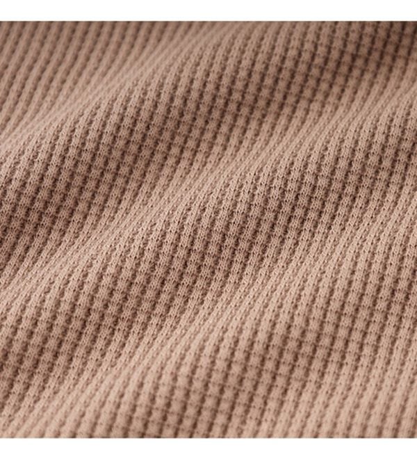 GeeRA（ジーラ）の「前後２ｗａｙスリットネックワッフルタンクトップ（タンクトップ・キャミソール）」｜詳細画像